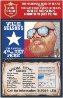 1980 Willie Nelson Picnic Poster