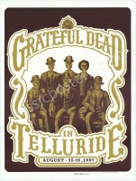 Signed Grateful Dead Telluride Poster
