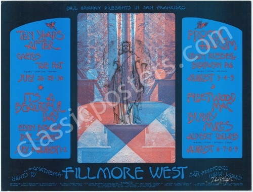 Signed BG-245 Bill Graham Poster