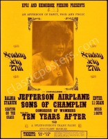 AOR 3.99 Jefferson Airplane San Diego Poster