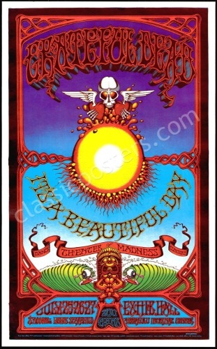Popular Second Print AOR 3.116 Grateful Dead Poster