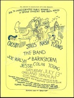 Signed CSNY Oakland Poster