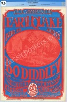 Signed and Certified Original FD-21 Earthquake Poster