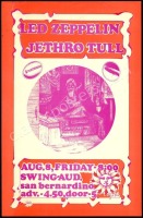 Rare 1969 Led Zeppelin Swing Auditorium Poster