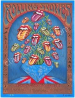 Rolling Stones Foil Tour Poster by Emek