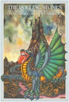Gorgeous AOR 4.273 Rolling Stones Cardiff Castle Poster