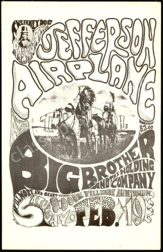Choice FD-1 Jefferson Airplane Handbill