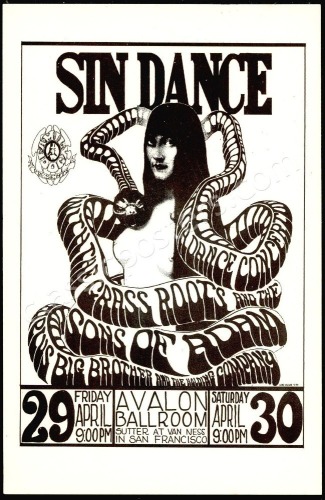 Beautiful FD-6 &ldquo;Sin Dance&rdquo; Handbill