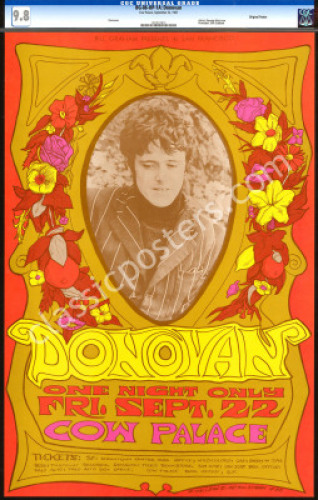 Rare First Print BG-86 Donovan Poster
