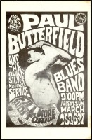 Scarce FD-3 Paul Butterfield Handbill
