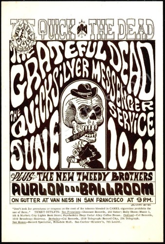 Popular FD-12 Grateful Dead Handbill
