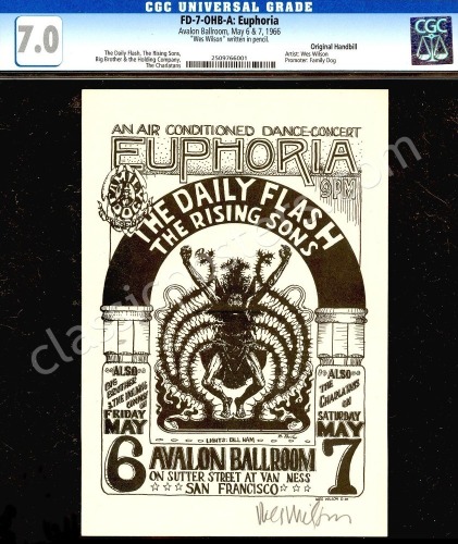 Elusive Certified FD-7 Euphoria Handbill