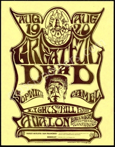 Popular FD-22 Grateful Dead Handbill