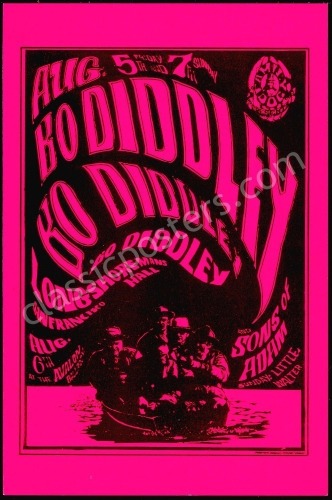 Wonderful FD-20 Bo Diddley Handbill