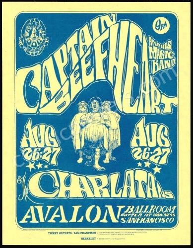 Beautiful FD-23 The Charlatans Handbill