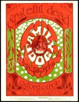 Lovely FD-33 Grateful Dead Handbill