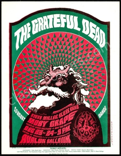 FD-40 Family Dog Grateful Dead Handbill
