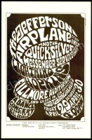 Band-Signed BG-4 Jefferson Airplane Handbill