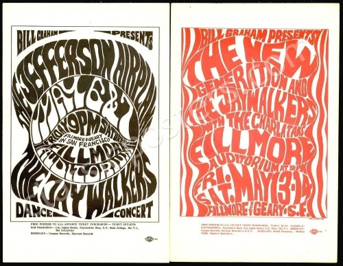 A Pair of Bill Graham Handbills