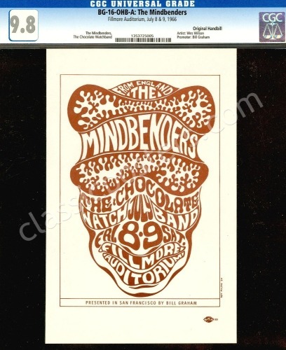 Certified BG-16 Mindbenders Handbill