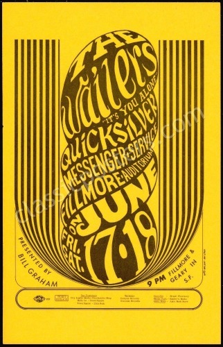 Scarce BG-11 Bill Graham The Fillmore Handbill