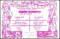 Signed Led Zeppelin Kinetic Playground Handbill