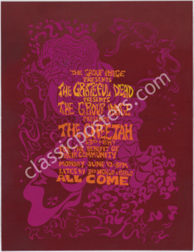 First Public Offering! Ultra-Rare Grateful Dead Cheetah Club Poster