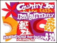 Beautiful AOR 3.159 Country Joe & The Fish Poster