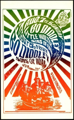Wonderful Original FD-20 Bo Diddley Poster
