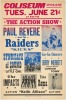 1966t Paul Revere & The Raiders Spokane Poster