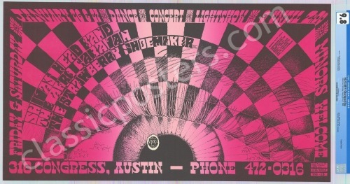 Scarce Mint Certified VG-13 Checkered Eye Poster