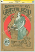 Stunning Signed Original FD-45 Grateful Dead Poster