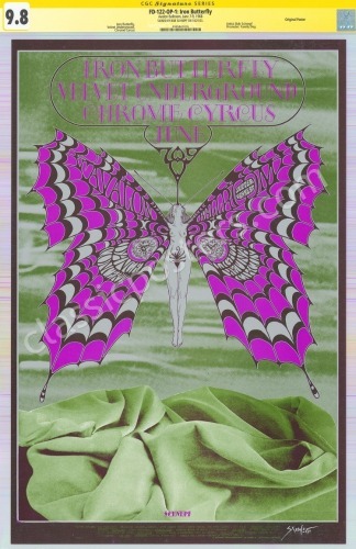 Beautiful Signed FD-122 Velvet Underground Poster
