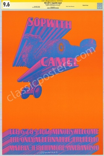 Signed Original NR-5 Sopwith Camel Poster