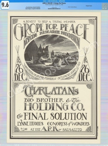 Beautiful AOR 2.130 Grope for Peace Poster