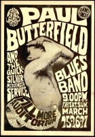 Wonderful Original FD-3 Paul Butterfield Poster