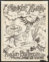 Very Rare AOR 2.15 Grateful Dead Handbill