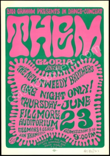 Signed Original BG-12 Them Poster