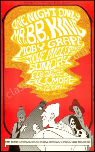 Original BG-52 B.B. King Poster