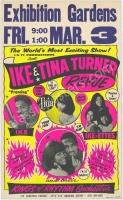 Gorgeous 1967 Ike & Tina Turner Revue Poster