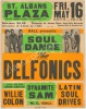 Large 1969 Delfonics Cardboard Poster