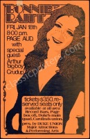 1974 Bonie Raitt Duke University Poster