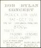 Scarce Bob Dylan Vermont Handbill