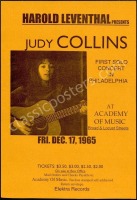1965 Judy Collins Philadelphia Handbill