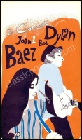 Popular AOR 1.101 Bob Dylan Joan Baez Handbill