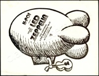 Rare Led Zeppelin Honolulu Handbill