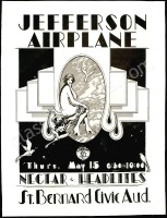 Scarce Jefferson Airplane Louisana Poster