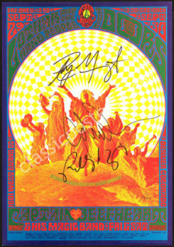 Band-Signed FD-84 The Doors Second Print Poster