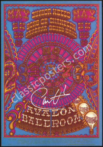 Carlos Santana-Signed FD-119 Family Dog Poster