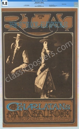 Scarce Original FD-67 The Charlatans Poster